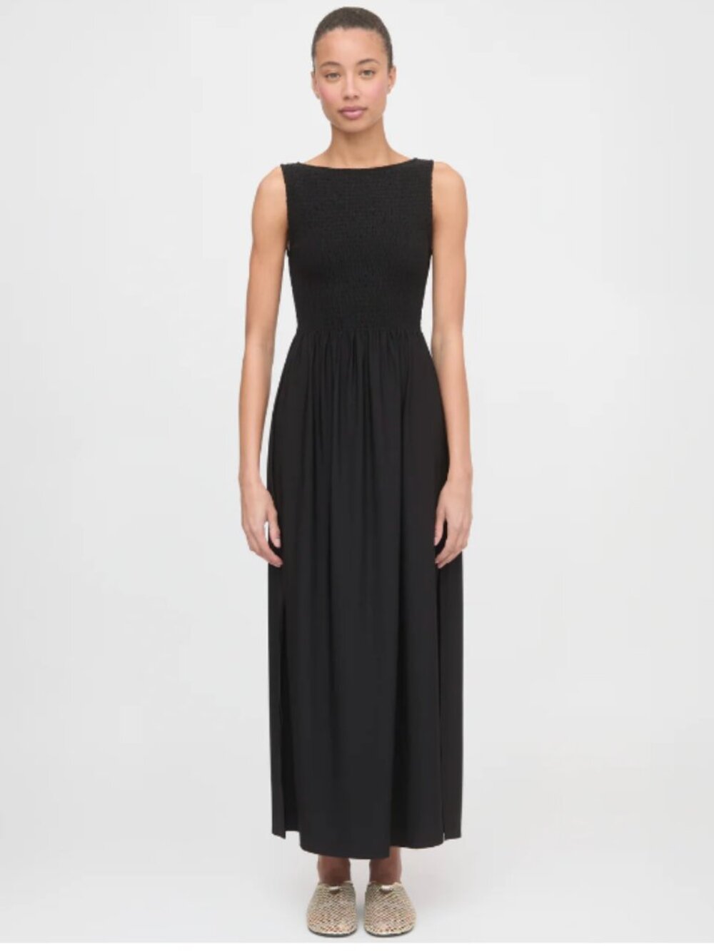 Hill House: The Cosima Nap Dress in Black Jersey - Picture 8 of 10